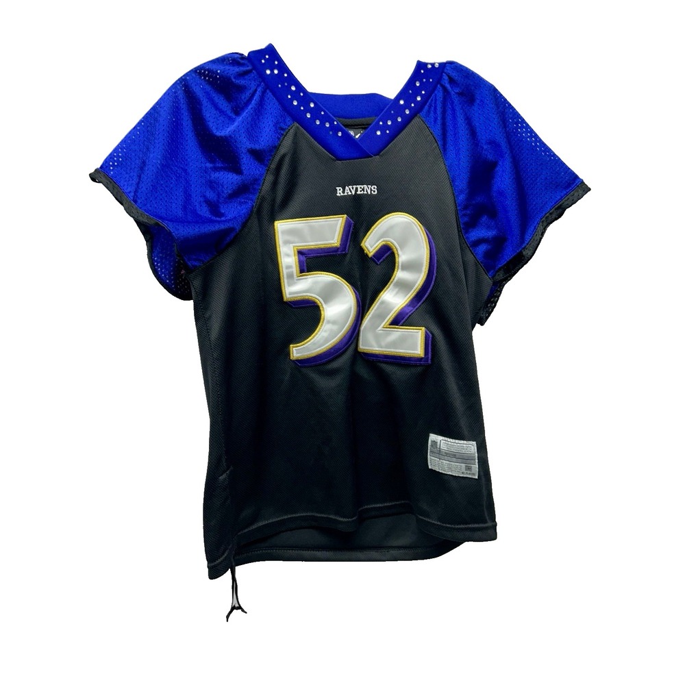 Reebok Team Apparel Women's Baltimore Ravens Ray Lewis Polyester Jersey (C1)